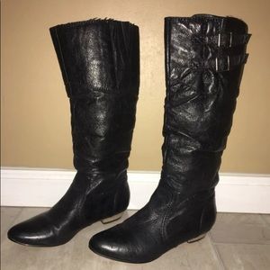 Steve Madden real leather boots